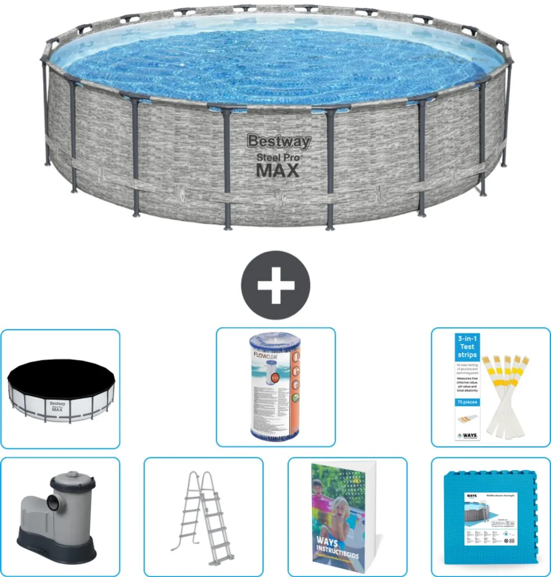 Bestway Steel Pro MAX Zwembad 549cm