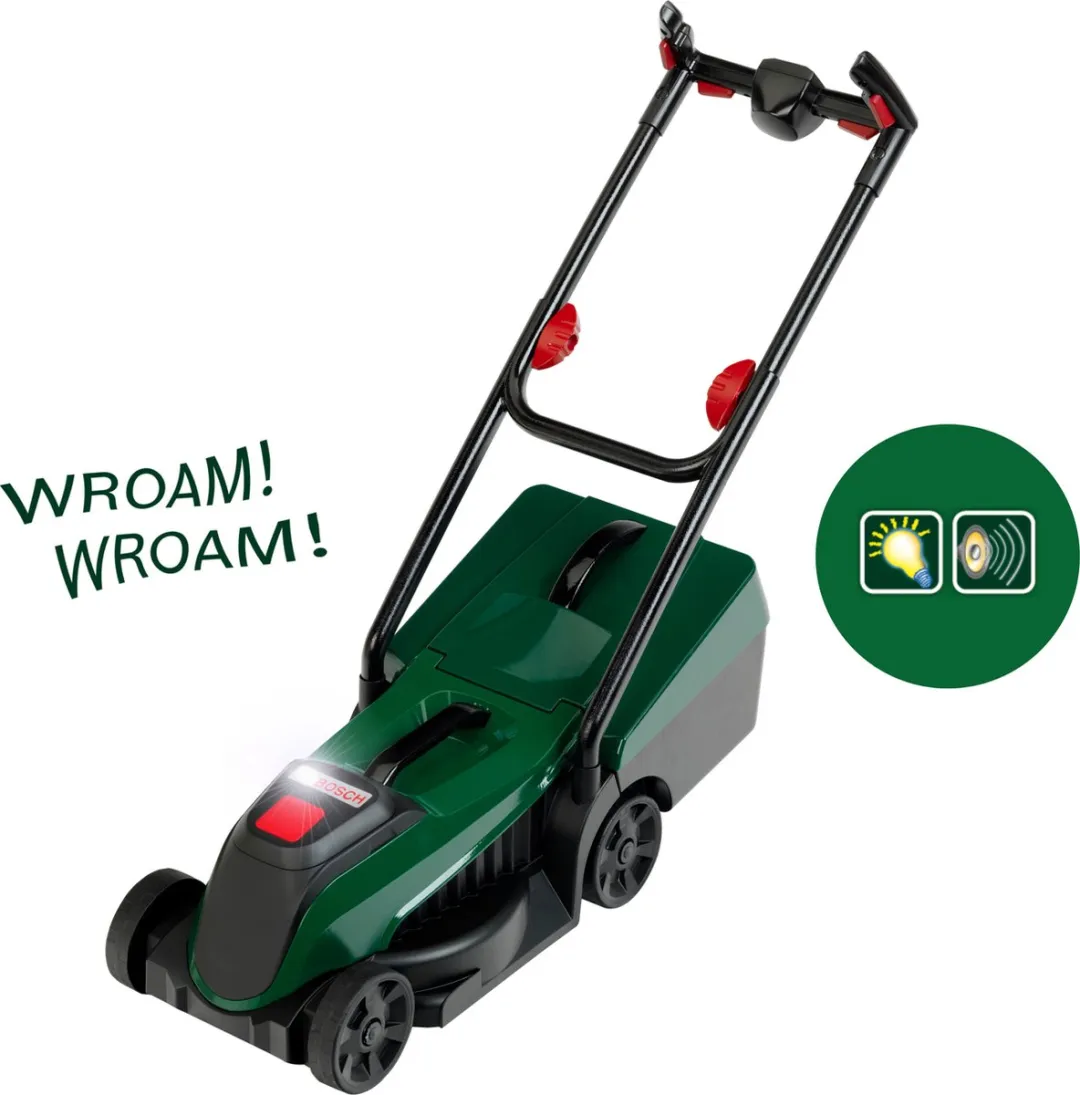 Klein Toys Bosch Tuin Grasmaaier - 57x19.5x56cm - Groen/Rood