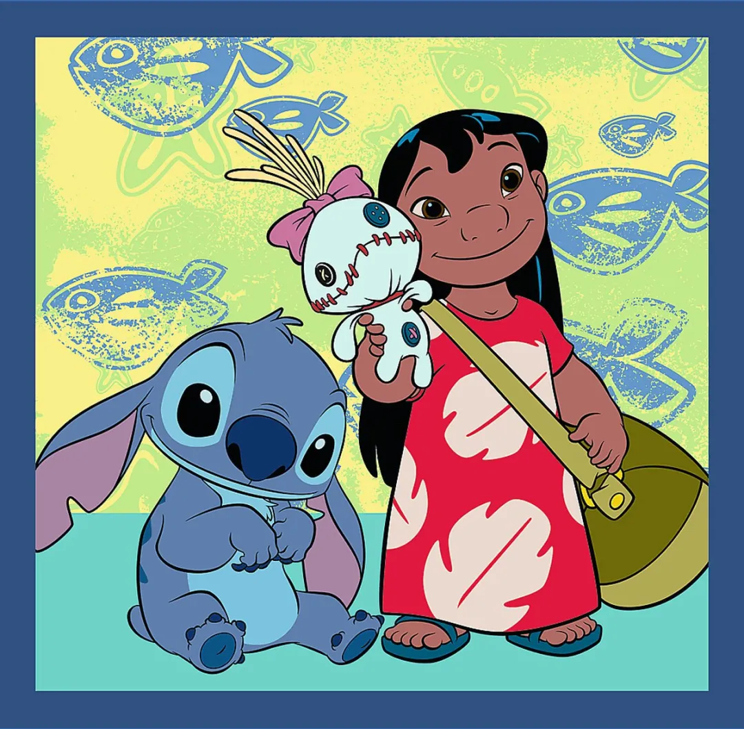 Trefl Disney Lilo & Stitch 3-in-1 Puzzel - 31 Stuks - Multicolor