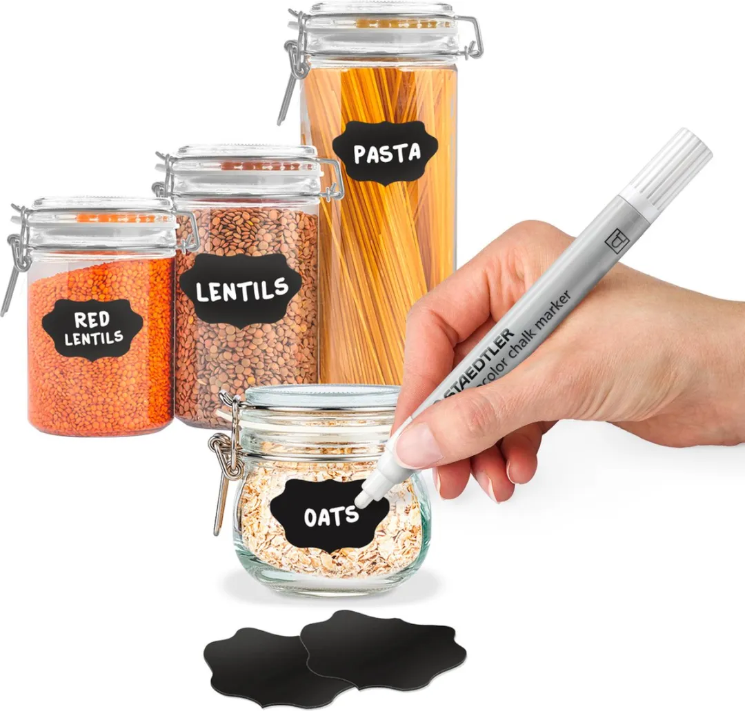 STAEDTLER Lumocolor Chalk Marker Wit - Set - afbeelding 6 van 6