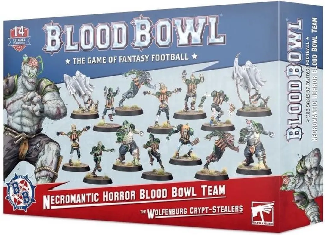 Games Workshop Blood Bowl Necromantic Horror Team - 14 Citadel Miniaturen