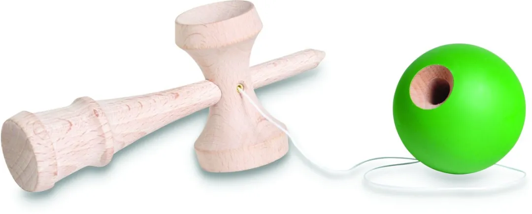 BS Toys Kendama GA299 Houten Behendigheidsspel - Groen