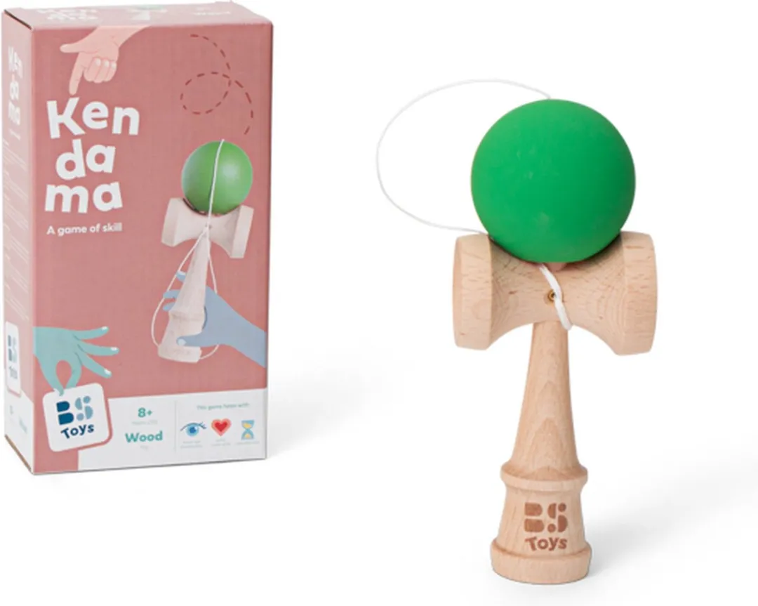 BS Toys Kendama GA299 Houten Behendigheidsspel - Groen
