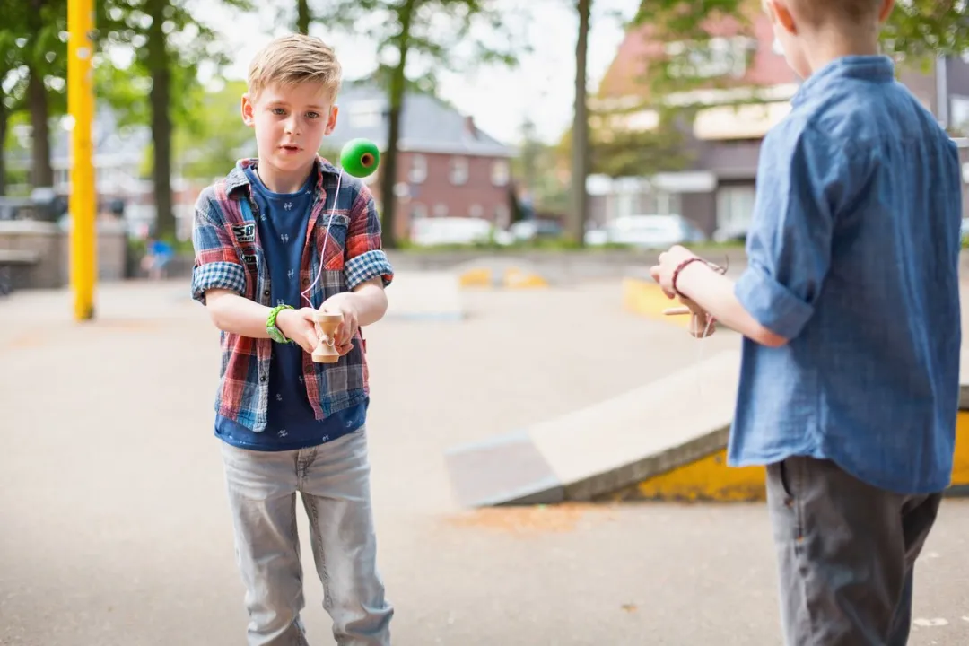 BS Toys Kendama GA299 Houten Behendigheidsspel - Groen