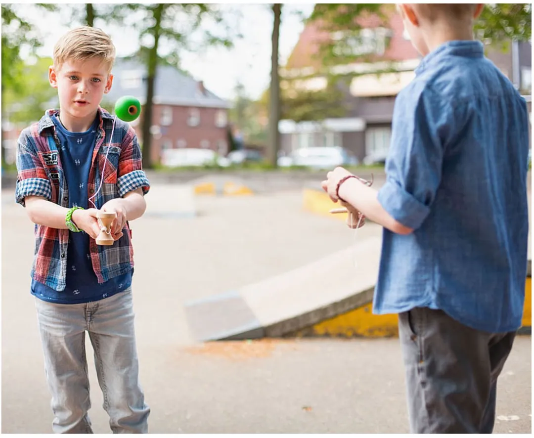 BS Toys Kendama GA299 Houten Behendigheidsspel - Groen