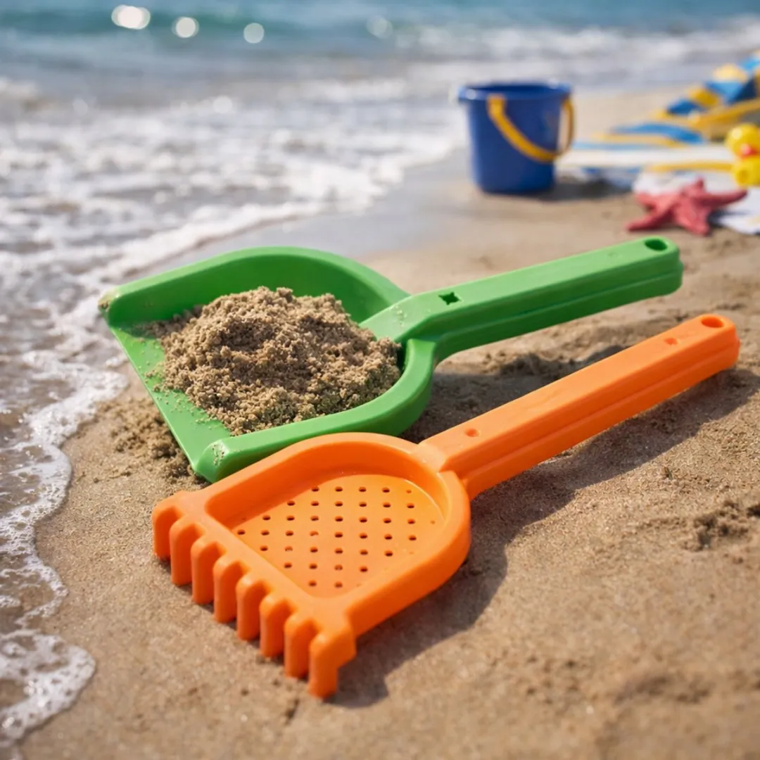 Eddy Toys Strandschep en Hark 2-delig - Meerkleurig