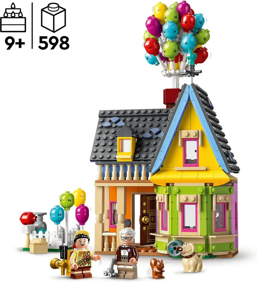 LEGO Disney Pixar Up Huis 43217 - 598 Stukken - 3 Minifiguren