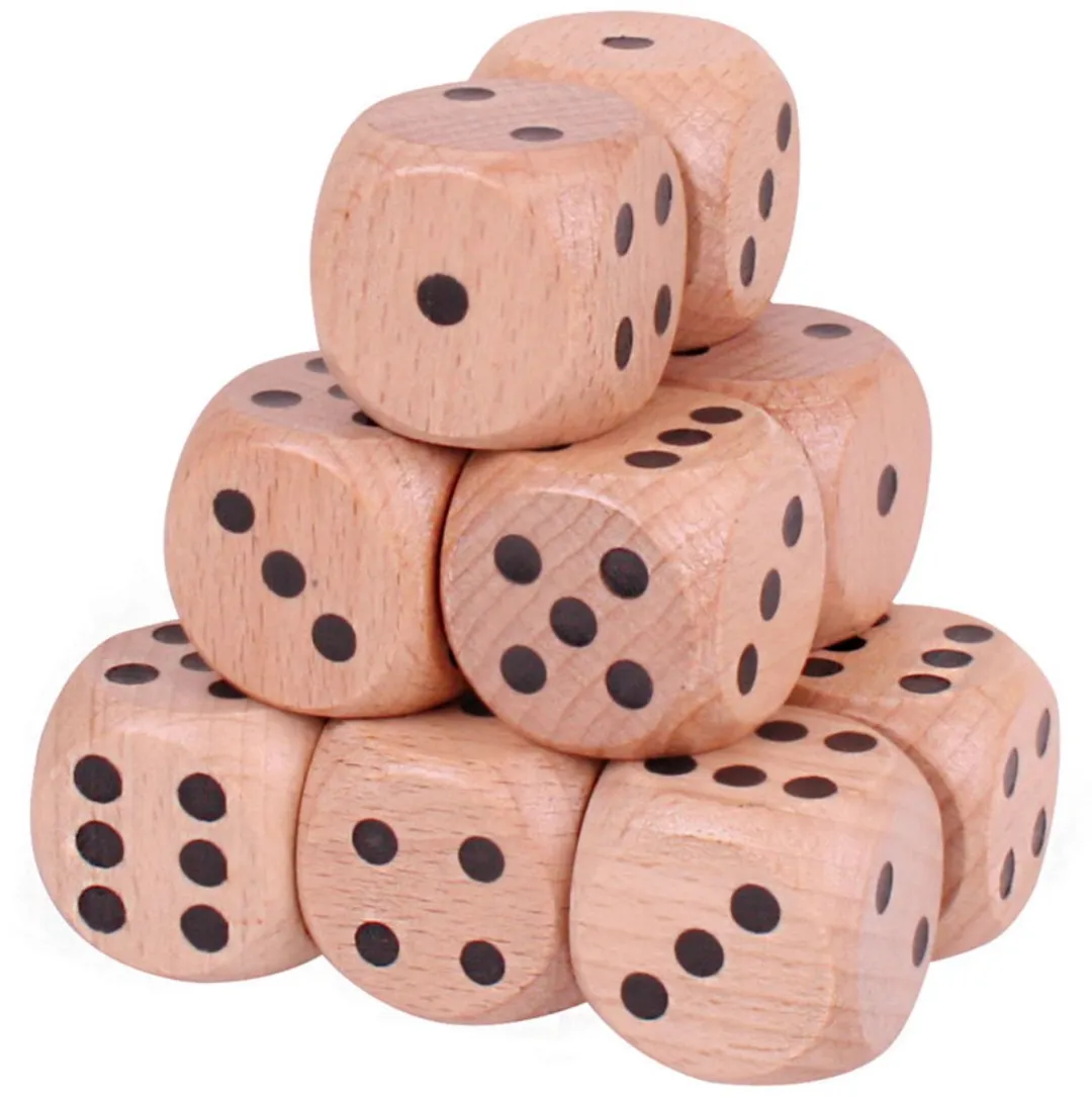 BigJigs Houten Reuze Dobbelstenen