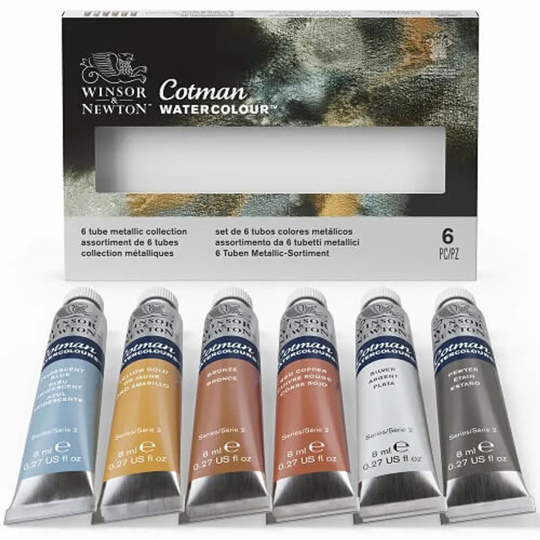 Winsor & Newton Cotman Metallic 6x8ml