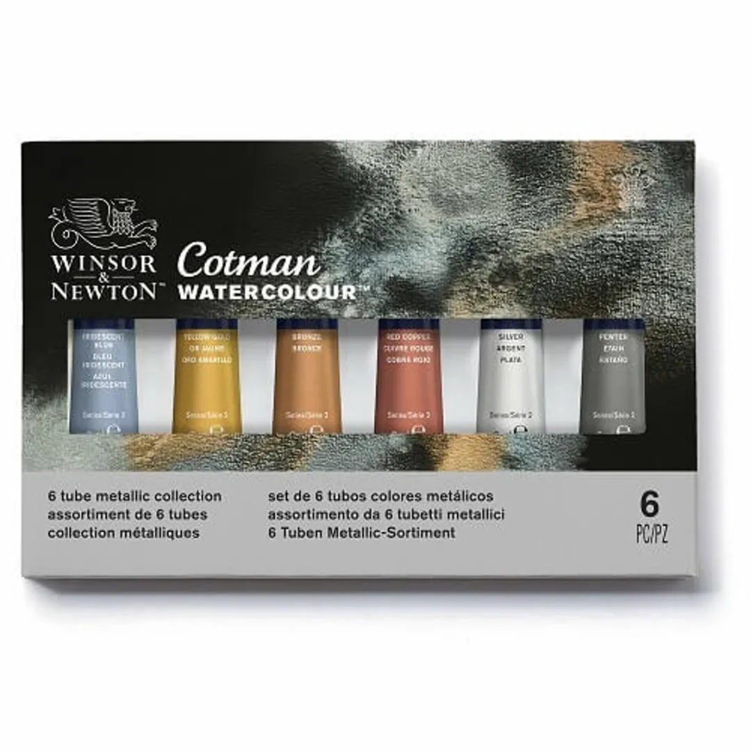 Winsor & Newton Cotman Metallic 6x8ml