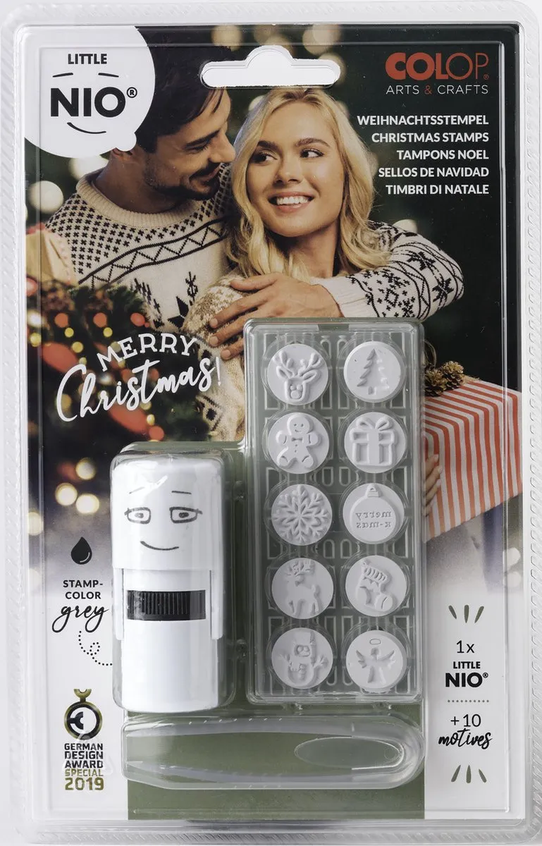 Colop Kerst Stempel Rendier & Sneeuwman