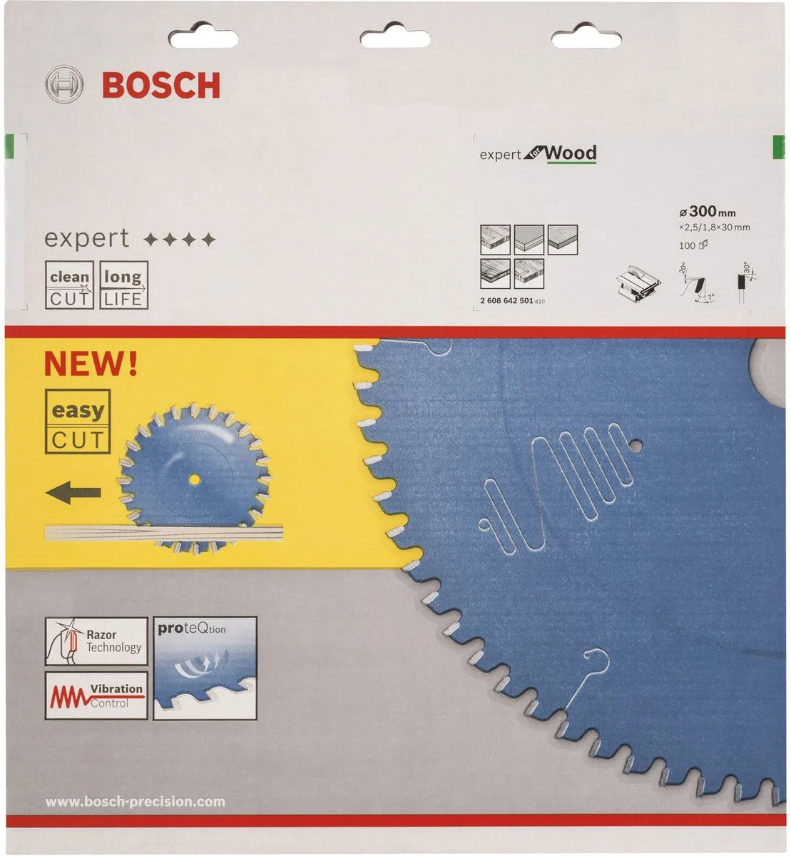Bosch Expert for Wood Cirkelzaagblad 300mm - 100 Tanden