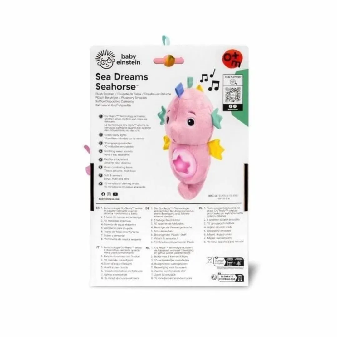 Baby Einstein Knuffel Zeepaardje - Roze