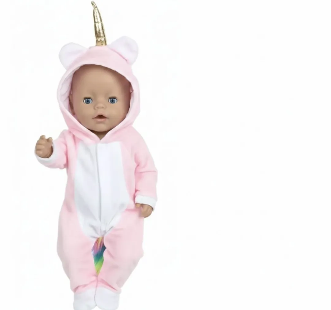 Happy U Kids Unicorn Onesie uni23 - Roze - 44/36