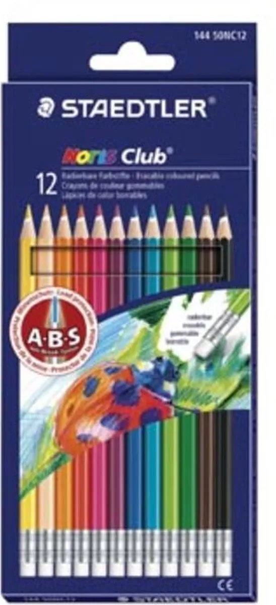 STAEDTLER Noris Club Wisbare Potloden Set - 12 Stuks - afbeelding 6 van 6