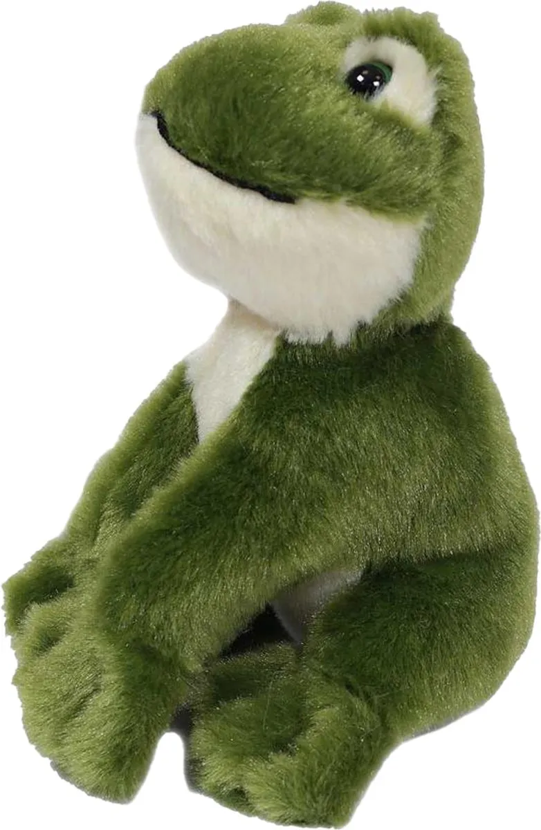 PIA Soft Toys Knuffeldier Groene Kikker - 12 cm