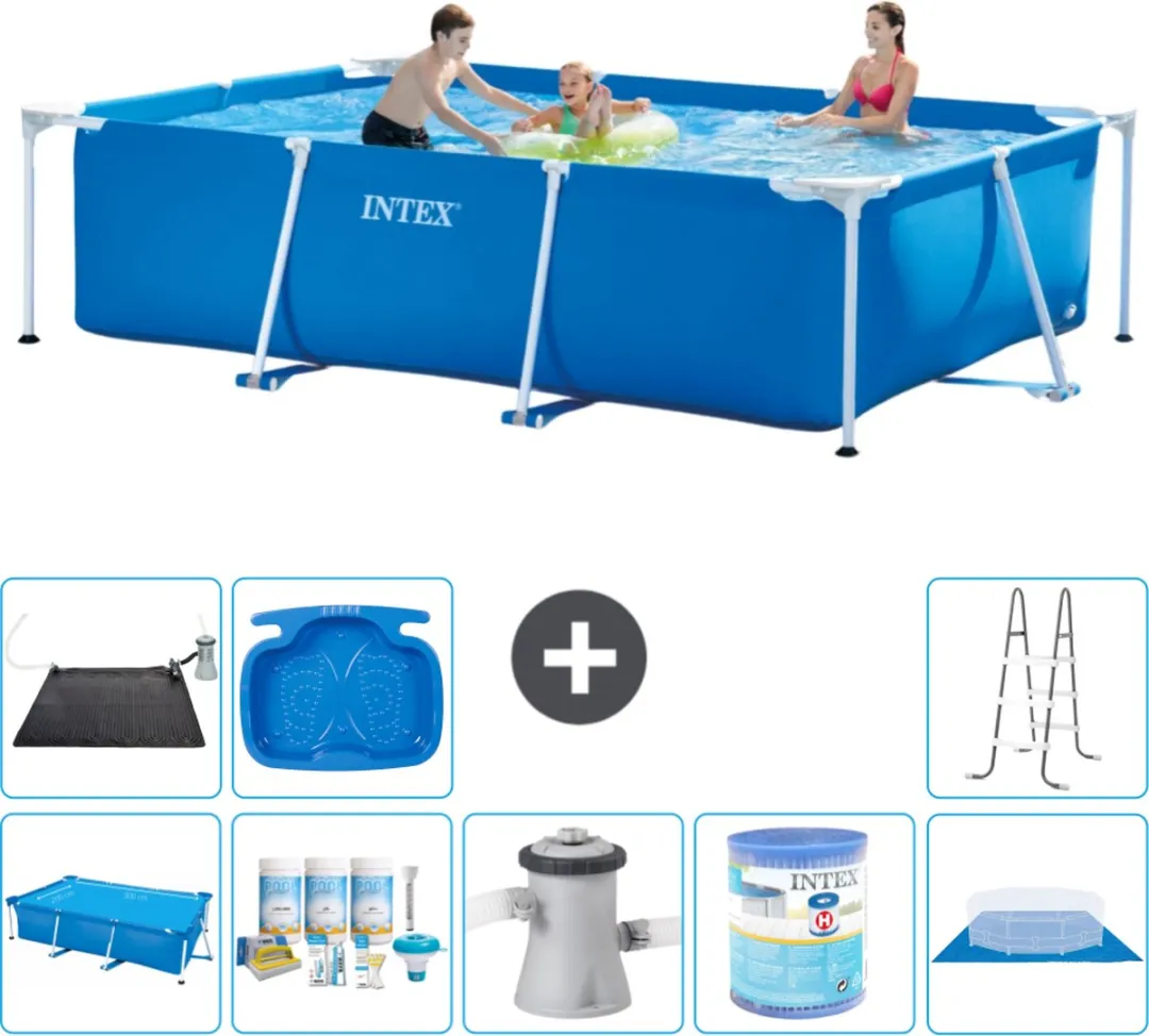 Intex Frame Zwembad 300x200x75cm Blauw