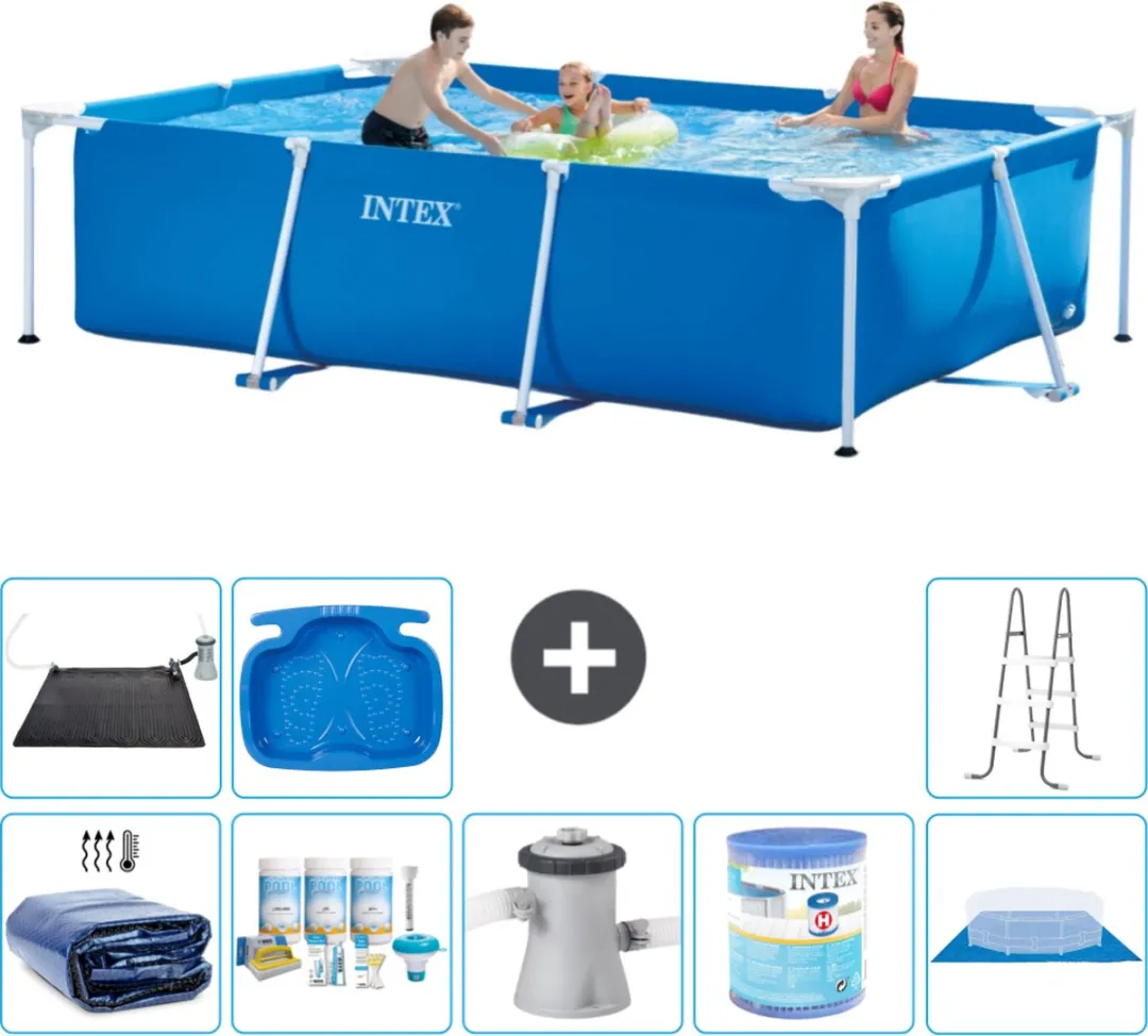 Intex Frame Zwembad 300x200x75cm Blauw - 3834L - MPN 28272NP-Blauw