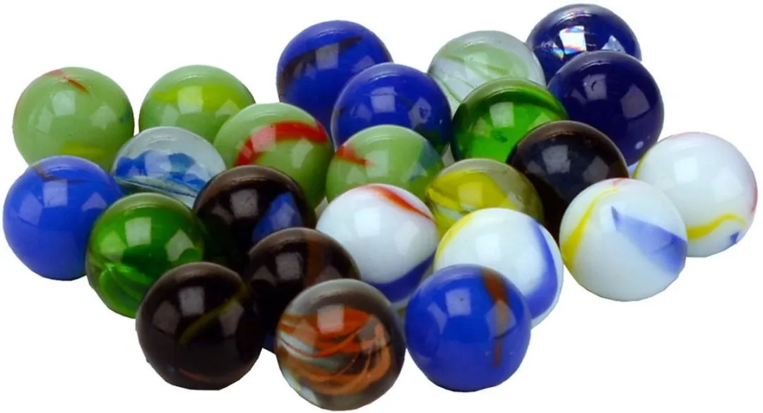Johntoy Knikkers Junior 16mm Glas - 24 Stuks