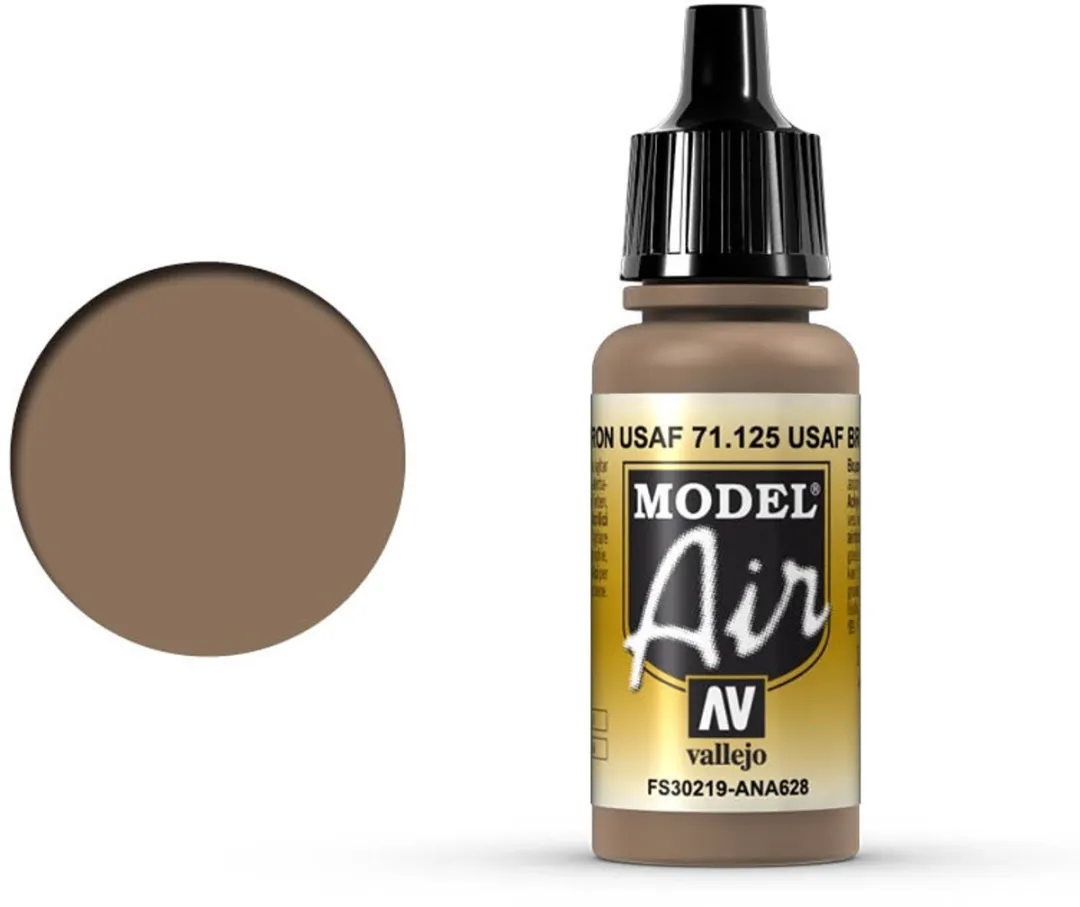 Vallejo Model Air USAF Brown Acrylverf 17ml
