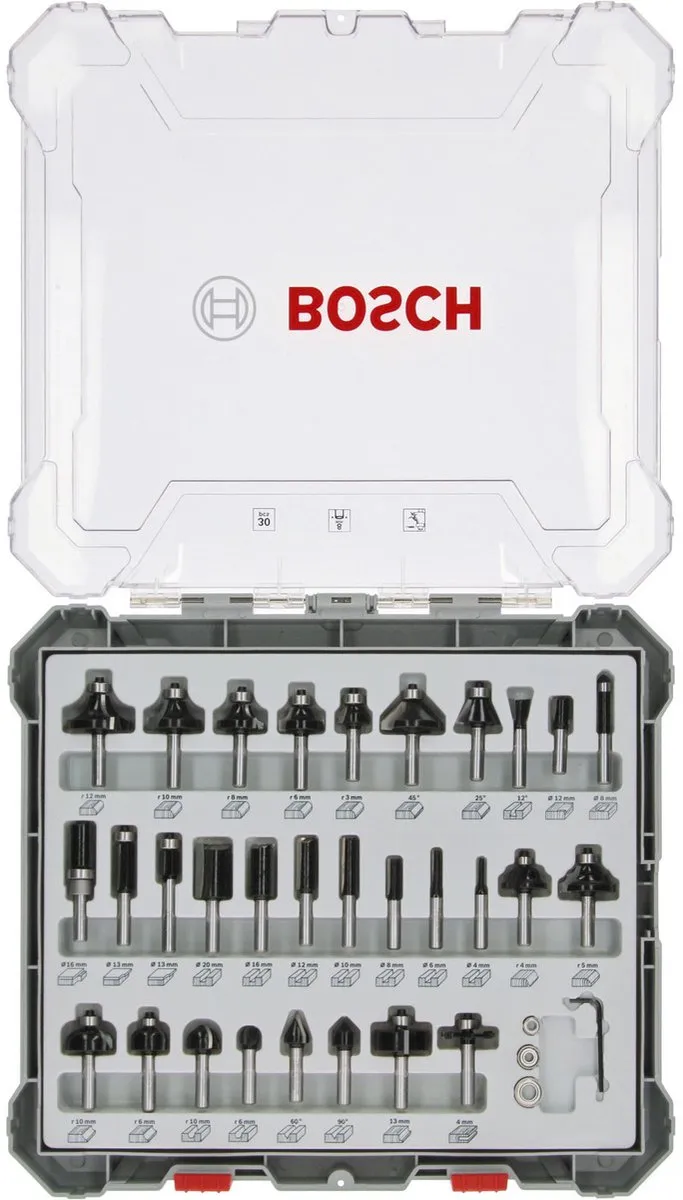 Bosch 2607017475 30-delige Frezenset