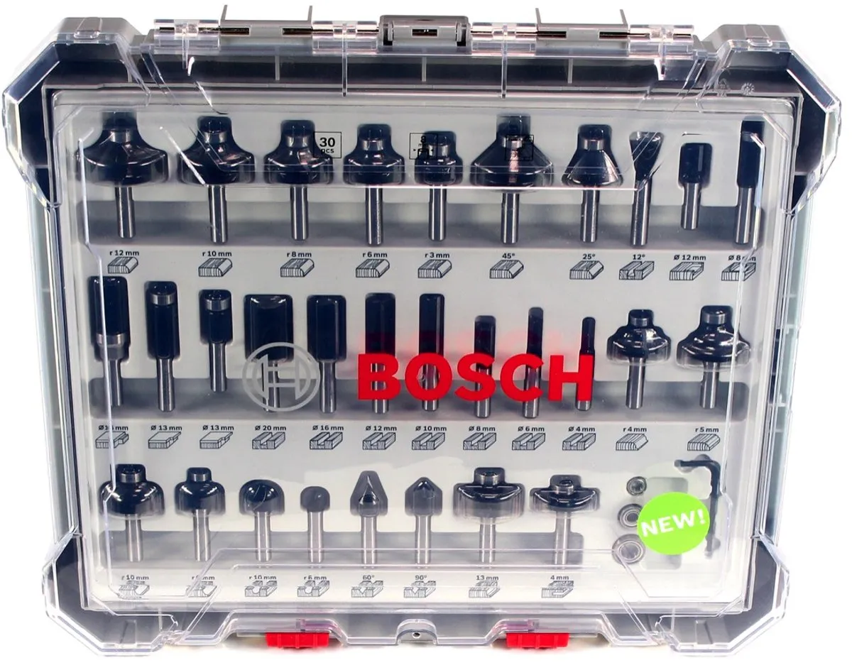 Bosch 2607017475 30-delige Frezenset - Hardmetaal - afbeelding 6 van 6