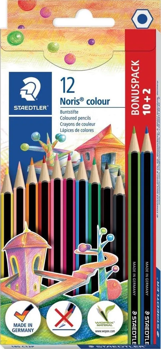 STAEDTLER Noris 185 Kleurpotlood - Assorti