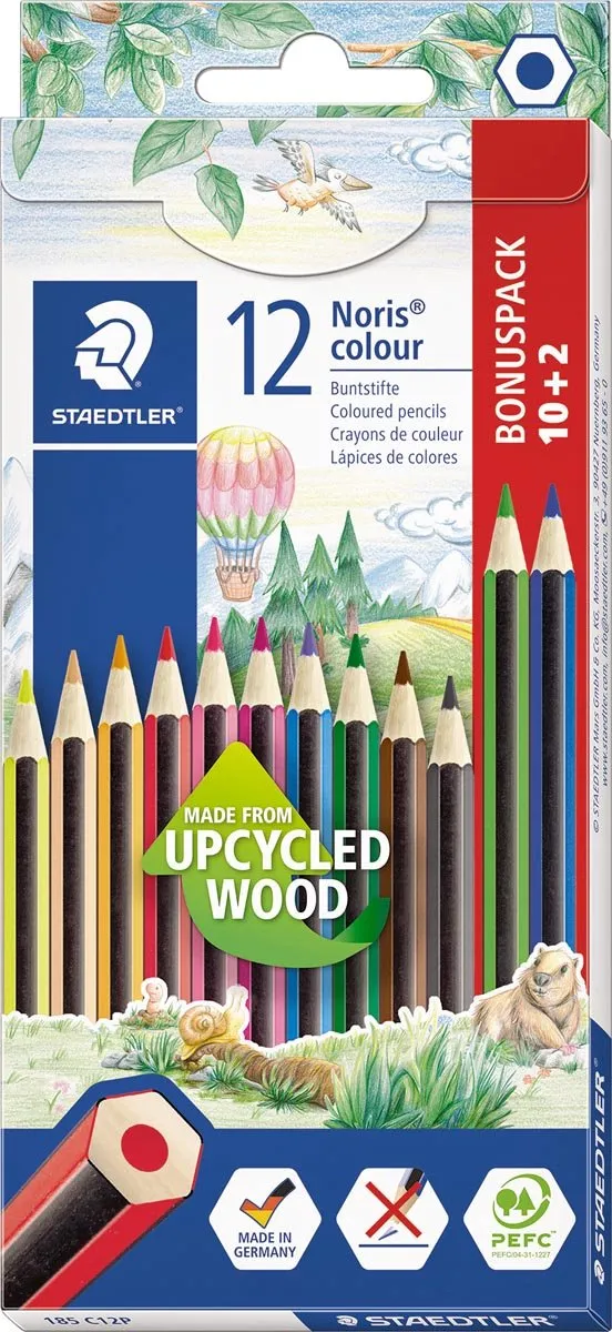 STAEDTLER Noris 185 Kleurpotlood - Assorti - afbeelding 6 van 6