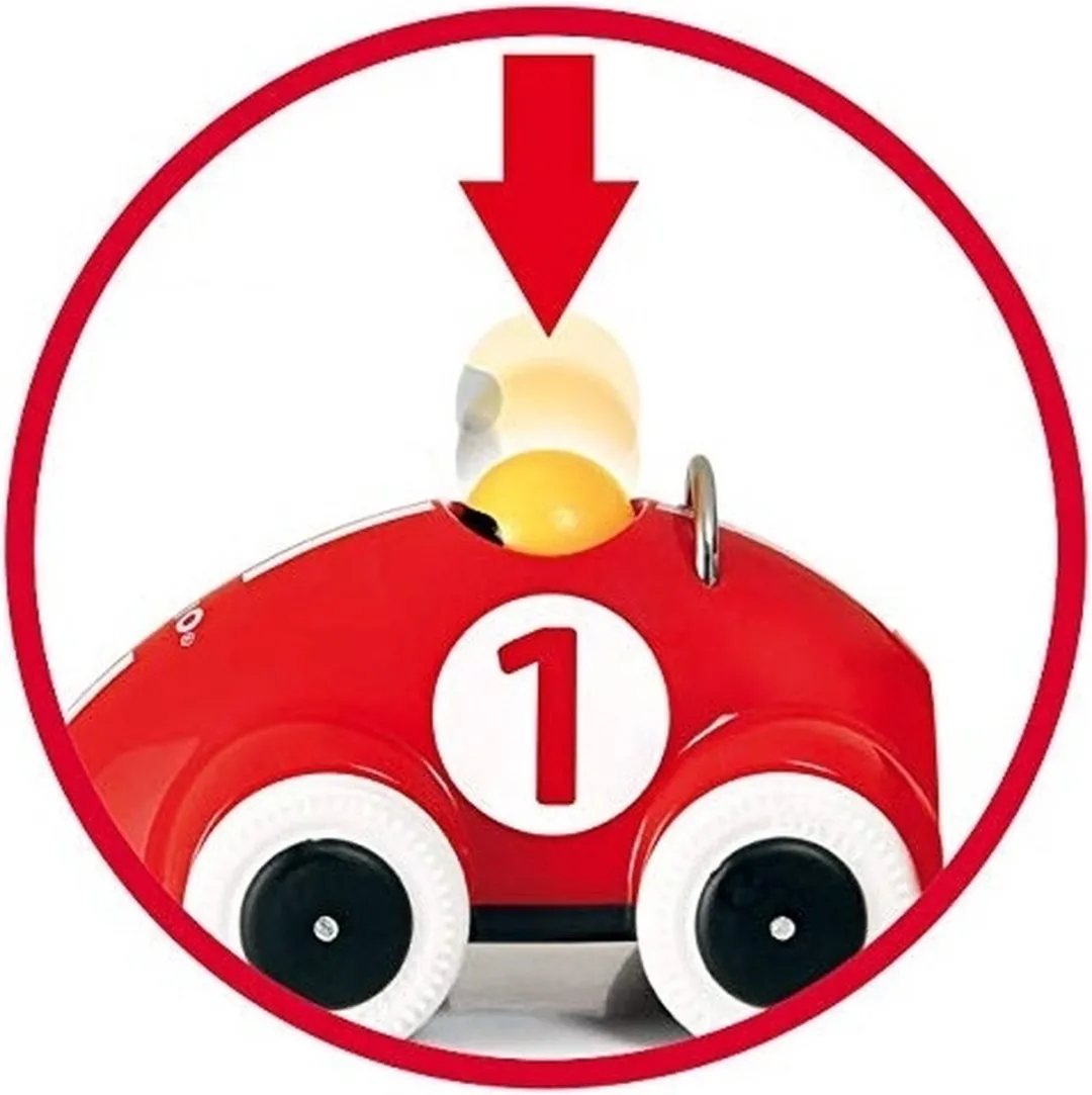 BRIO Push & Go Raceauto 30226 - Rood