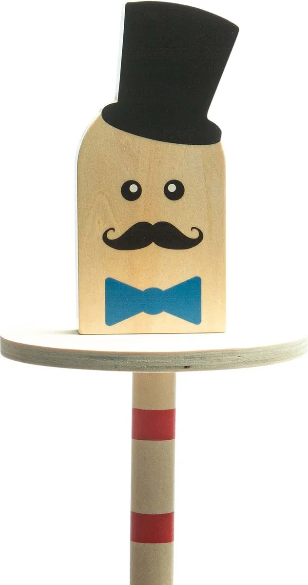 BS Toys Balans Bob - Vang- en Werpspel - 2 tot 4 Spelers
