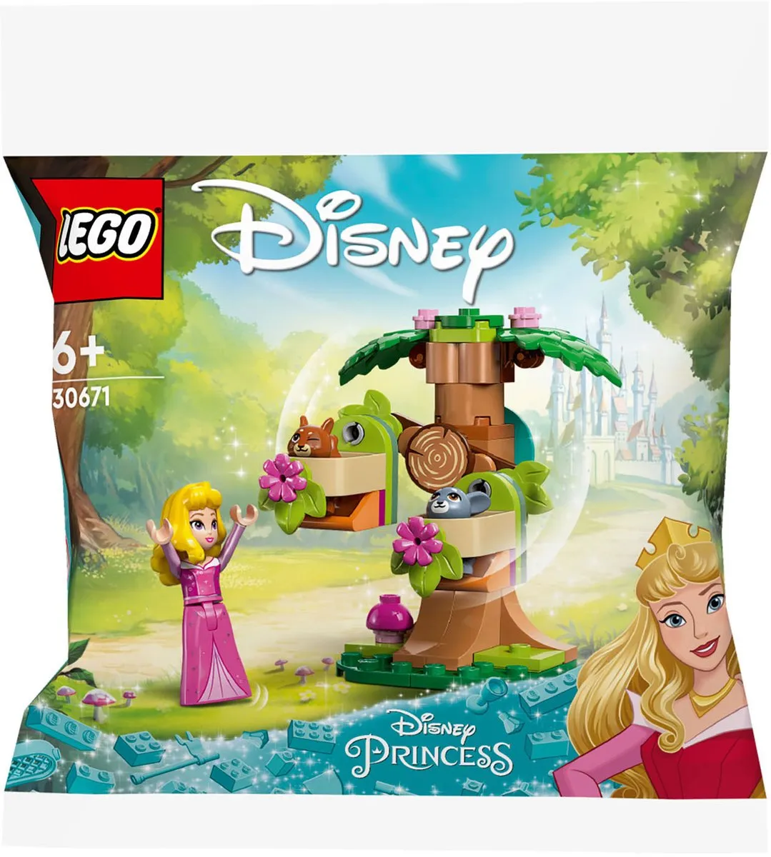 LEGO Disney Princess Aurora's Speelplek in het Bos 30671 - 60 Stukken