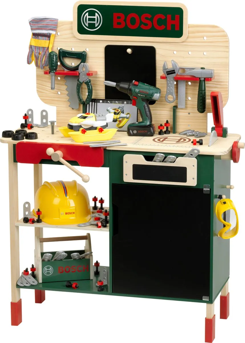 Klein Toys Bosch Mini Speelgoedwerkbank - 100-delig Multicolor