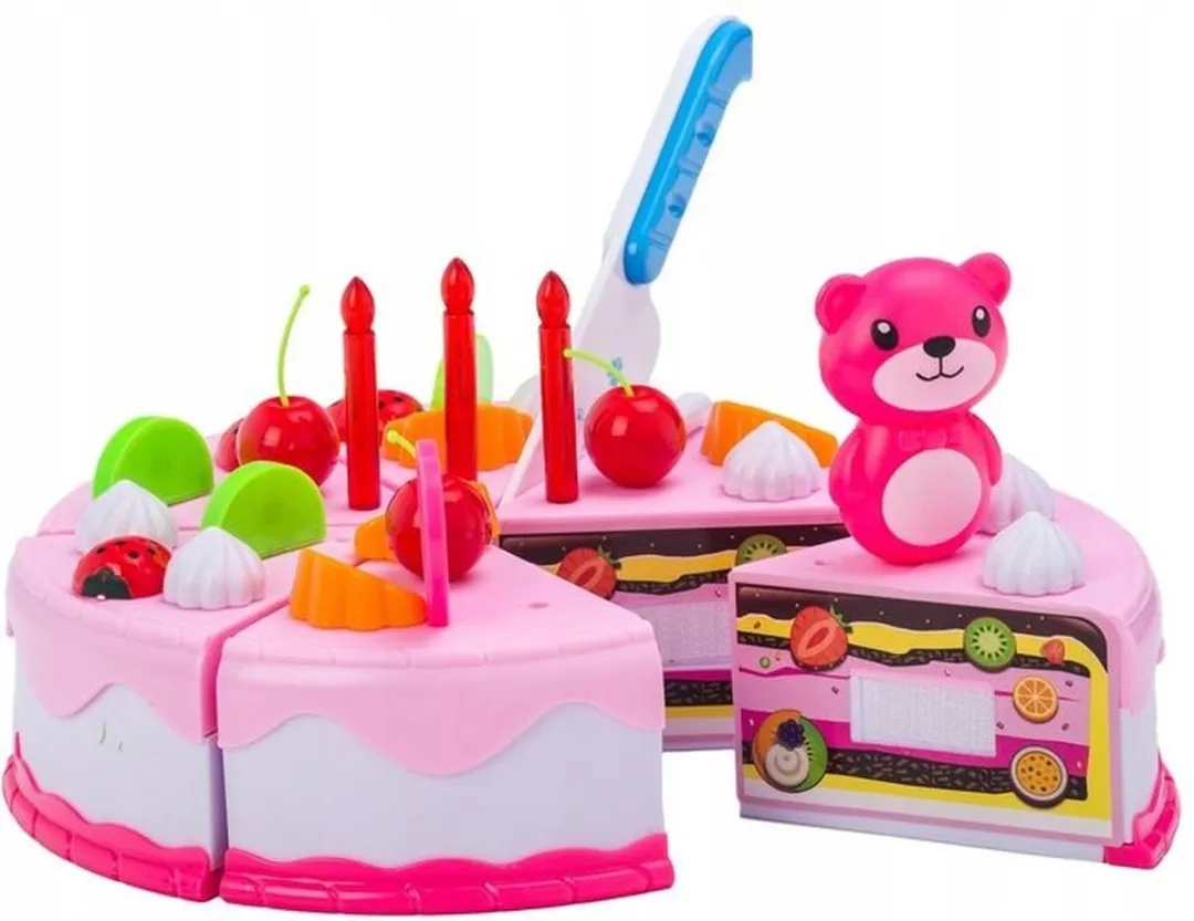 ECOTOYS Taartjes Set 80-delig - Roze