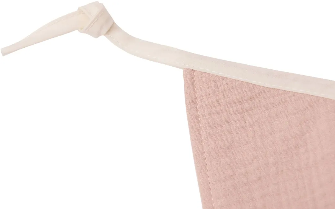 Jollein Vlaggenlijn 200x17cm - Wild Rose/Ivory