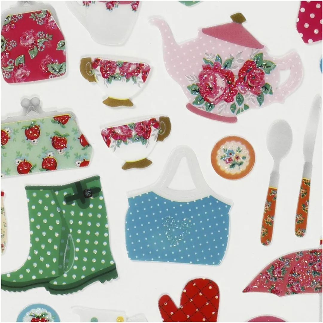 Creativ Company Stickers Tuinleven - 1 Vel - 15x16,5cm
