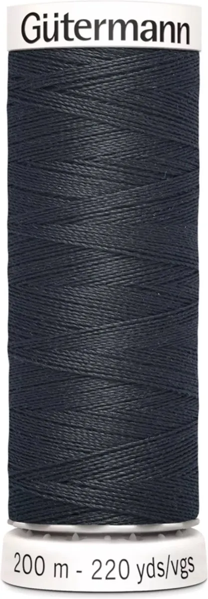 Gutermann Polyester Naaigaren 200m - Grijs