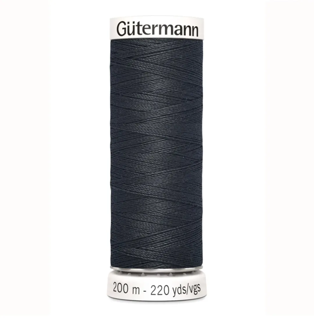 Gutermann Polyester Naaigaren 200m - Grijs