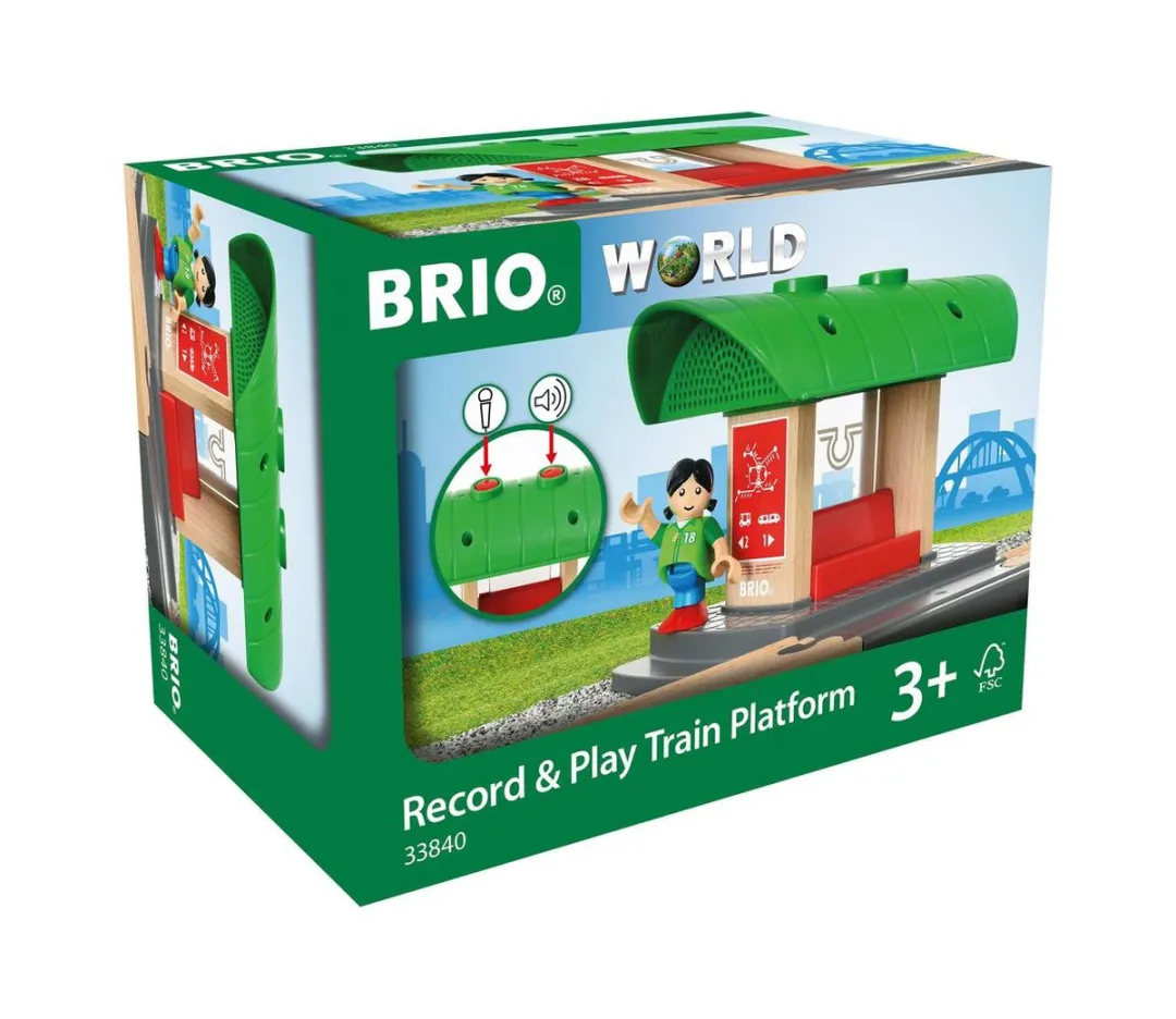 BRIO Record & Play Treinstation 33840 - Multicolor