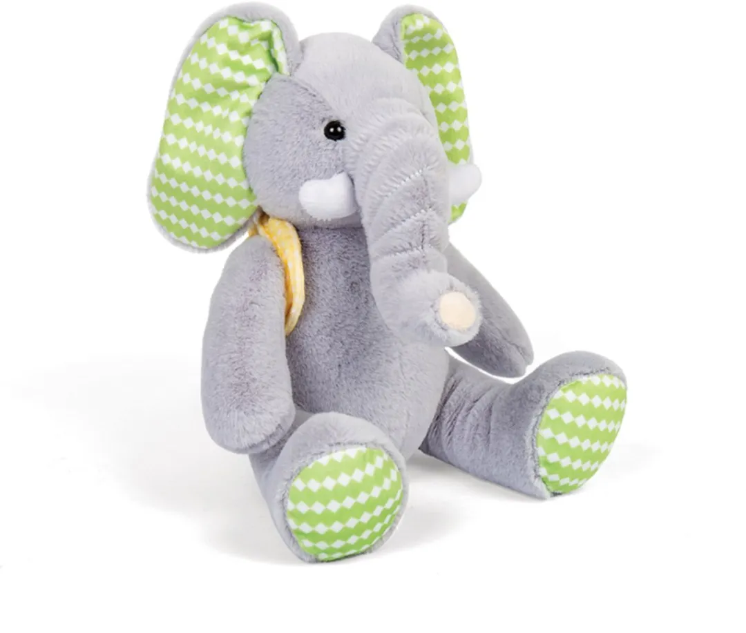 BigJigs Knuffel Olifant Pluche - Multicolor