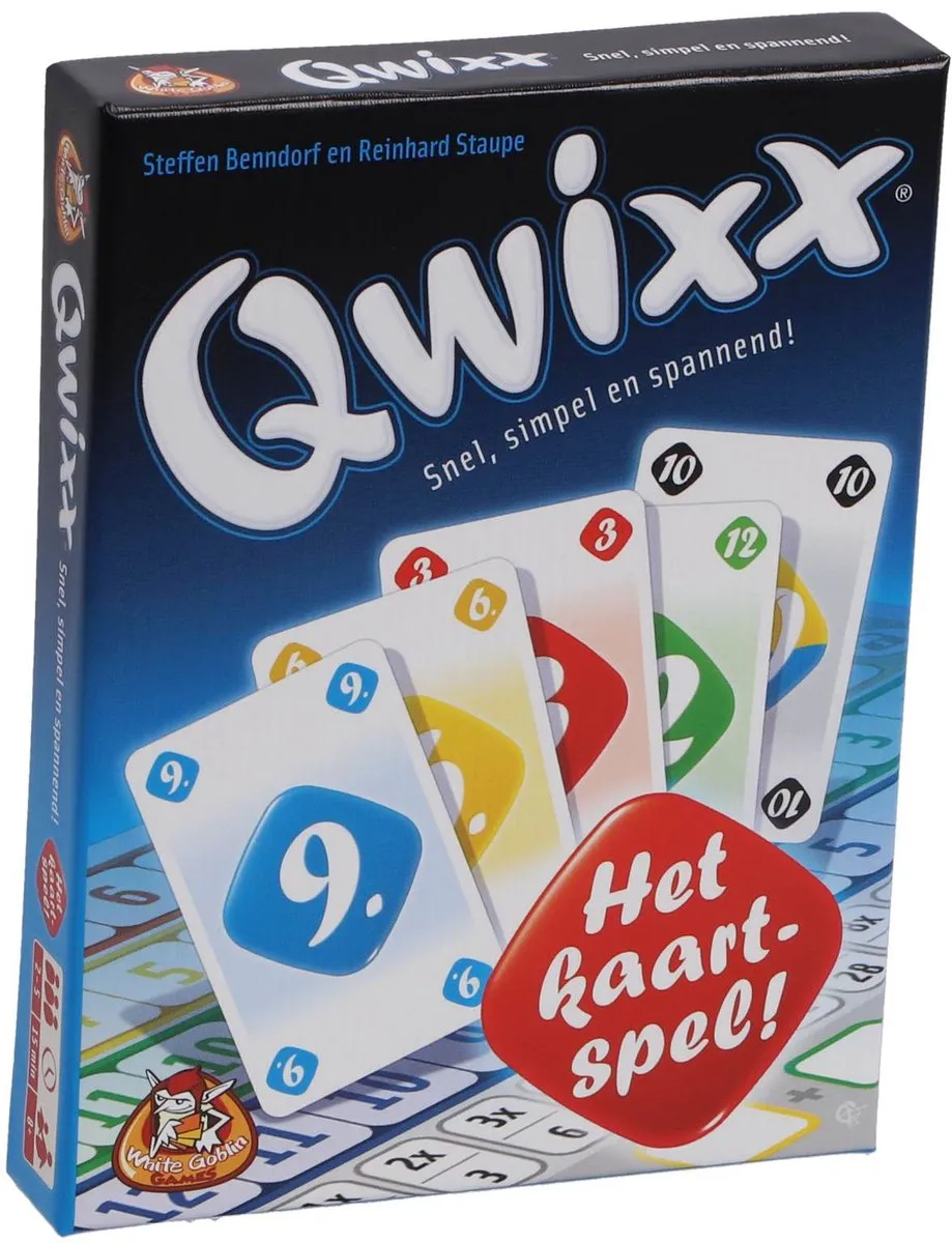 White Goblin Games Qwixx Kaartspel - 2-5 spelers - 15 minuten