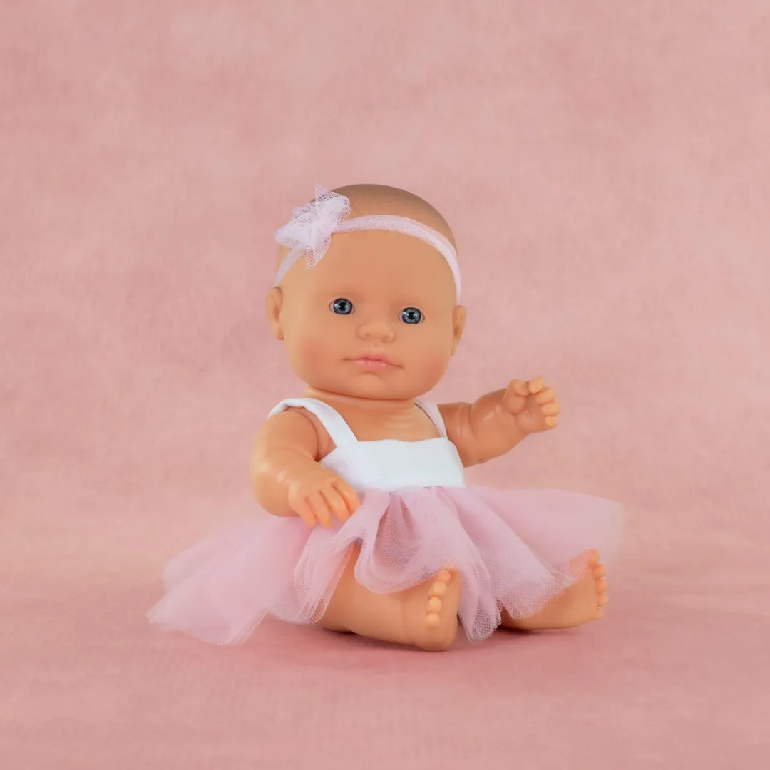 Miniland Babypop Europees Meisje 21cm - Educatief Speelgoed - 8413082330019 - afbeelding 6 van 6