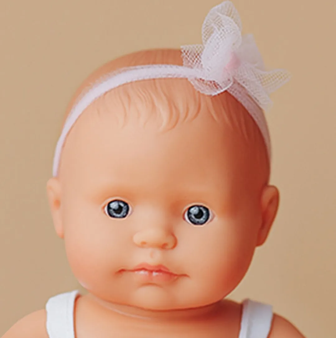 Miniland Babypop Europees Meisje 21cm - Educatief Speelgoed - 8413082330019