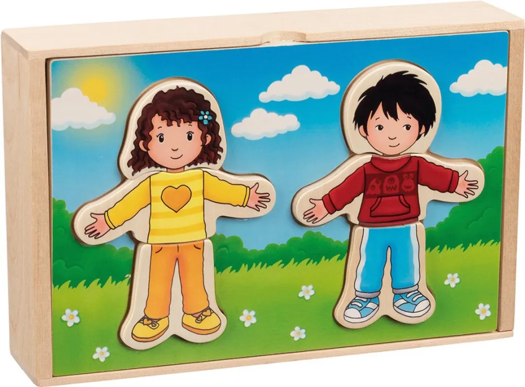 Goki Dress-up Puzzle Boy & Girl 36 Stuks - Multicolor