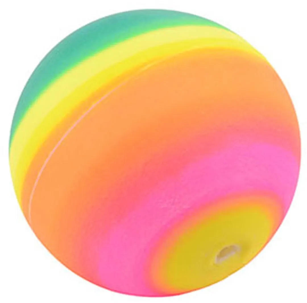 Johntoy Regenboogballen 3-delig - 7cm - Multicolor