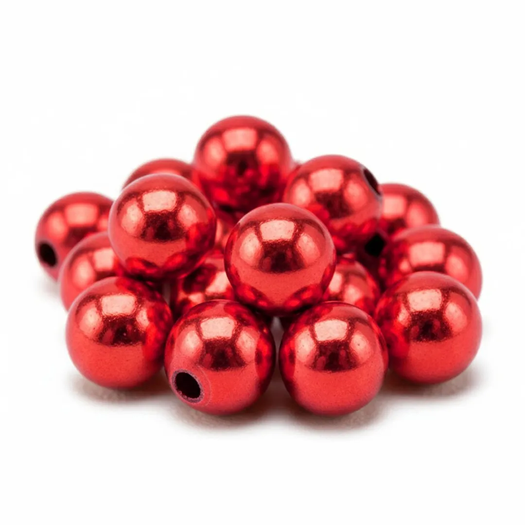 Glorex Hobby Glans Deco Kralen Rood