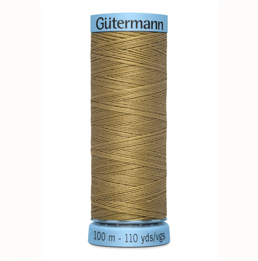 Gutermann Zijde Garen 100m - Zwart/Grijs/Wit