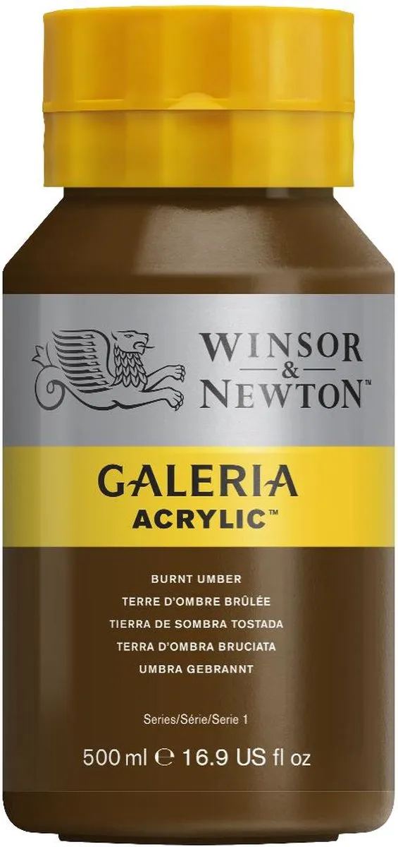 Winsor & Newton Galeria Acryl 500ml - Raw Sienna Opaq