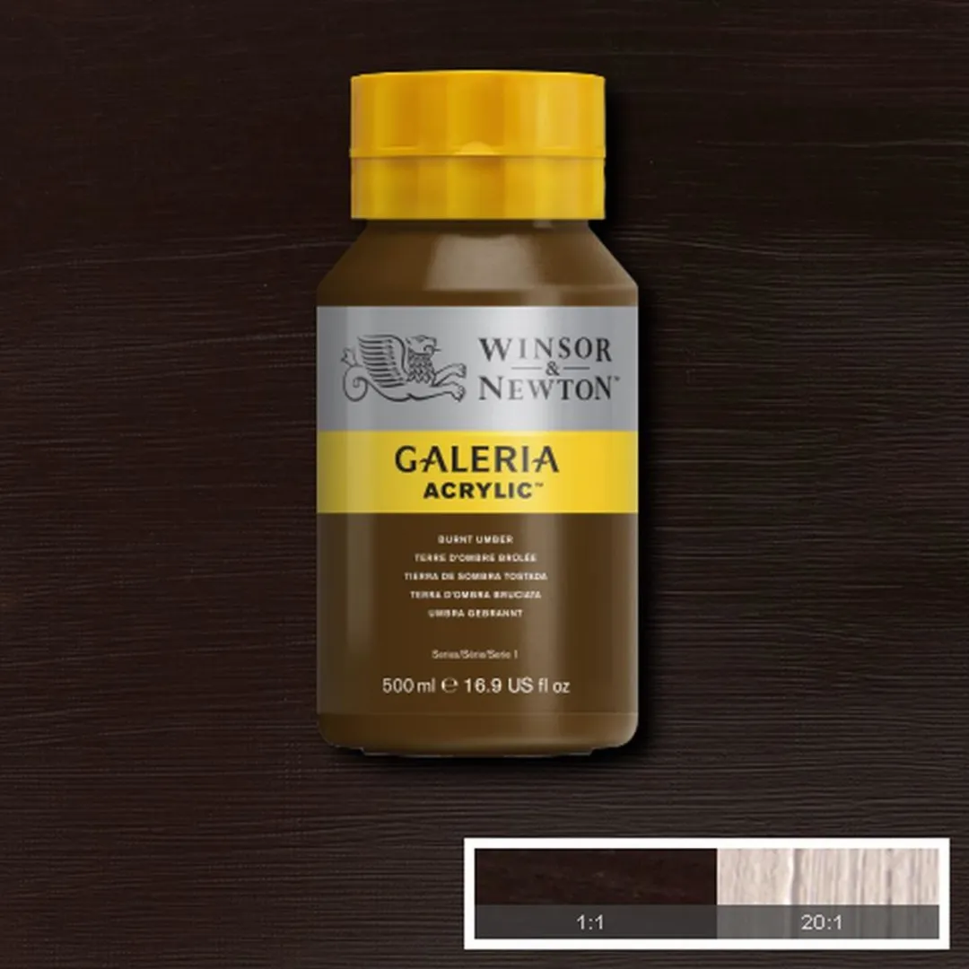 Winsor & Newton Galeria Acryl 500ml - Raw Sienna Opaq