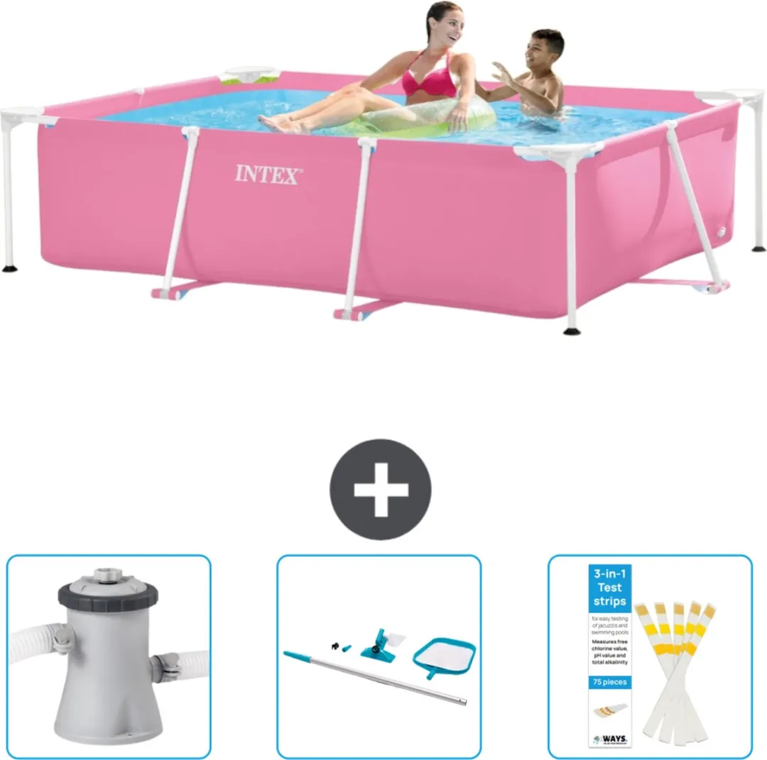 Intex Frame Zwembad 220x150x60cm Roze