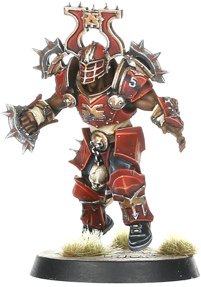 Games Workshop Khorne Blood Bowl Team The Skull-Tribe Slaughterers - 64 Onderdelen